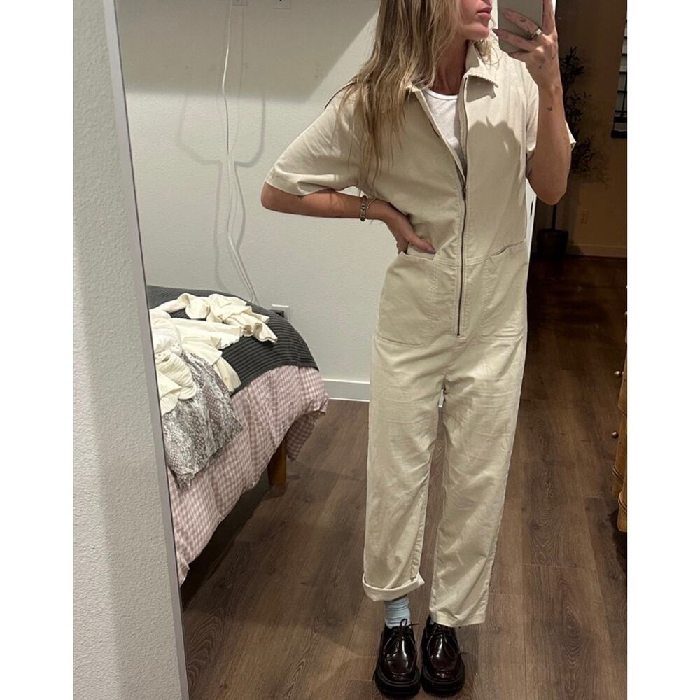 All Row denim jumpsuit, L